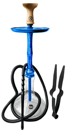 Narguilé Completo Al Farid Storm Plus - Azul Cobalto