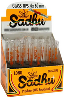 Caixa De Piteira De Vidro Sadhu 4mm - 25 Piteiras