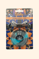 Kit Tesoura De Metal + Cuia Sadhu