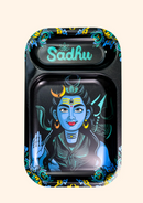 Bandeja De Metal Sadhu 2 Partes Coleção Holi Festival