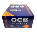 Caixa De Seda Ocb Rolls De Rolo Ultimate Azul Original C/ 24