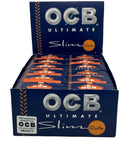 Caixa De Seda Ocb Rolls De Rolo Ultimate Azul Original C/ 24