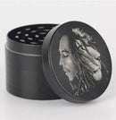 Dechavado Triturador Moedor Metal Prata 3 Parte Bob Marley lançamento