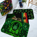 Tapete do assoalho da folha de erva daninha para o quarto e banheiros Capacho antiderrapante Tapetes de cabeceira Decoração do quarto Varanda Sala de estar